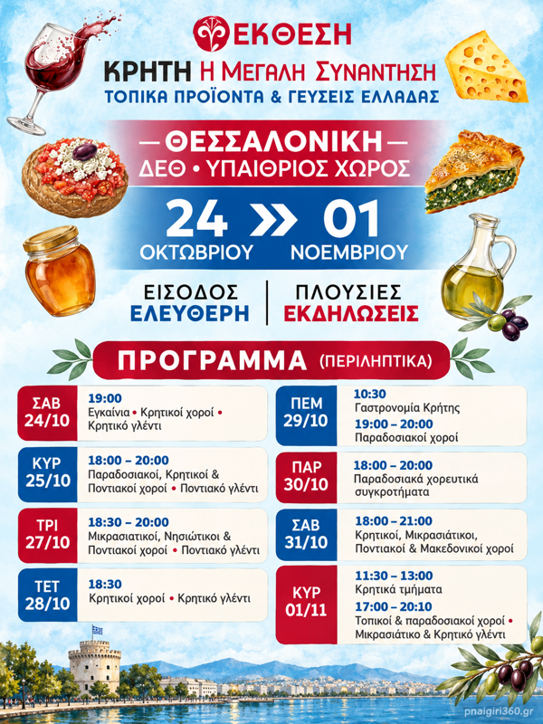 Έκθεση Κρήτη - Η Μεγάλη Συνάντηση στη Θεσσαλονίκη