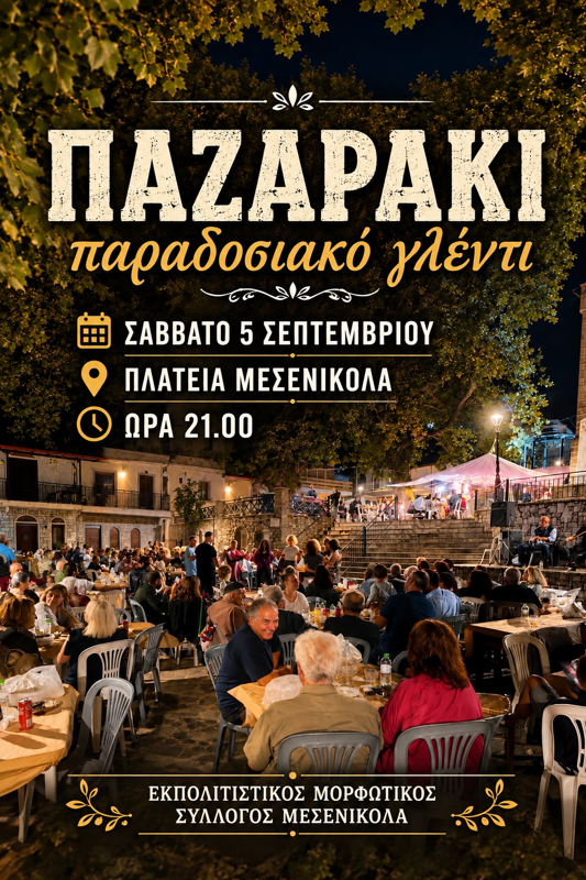 Παζαράκι στον Μεσενικόλα Καρδίτσας